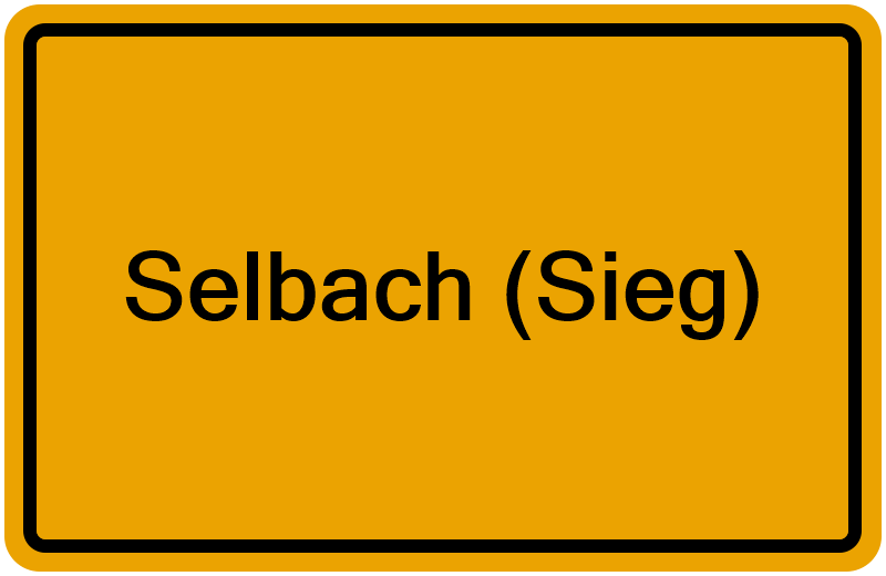 Handelsregisterauszug Selbach (Sieg)